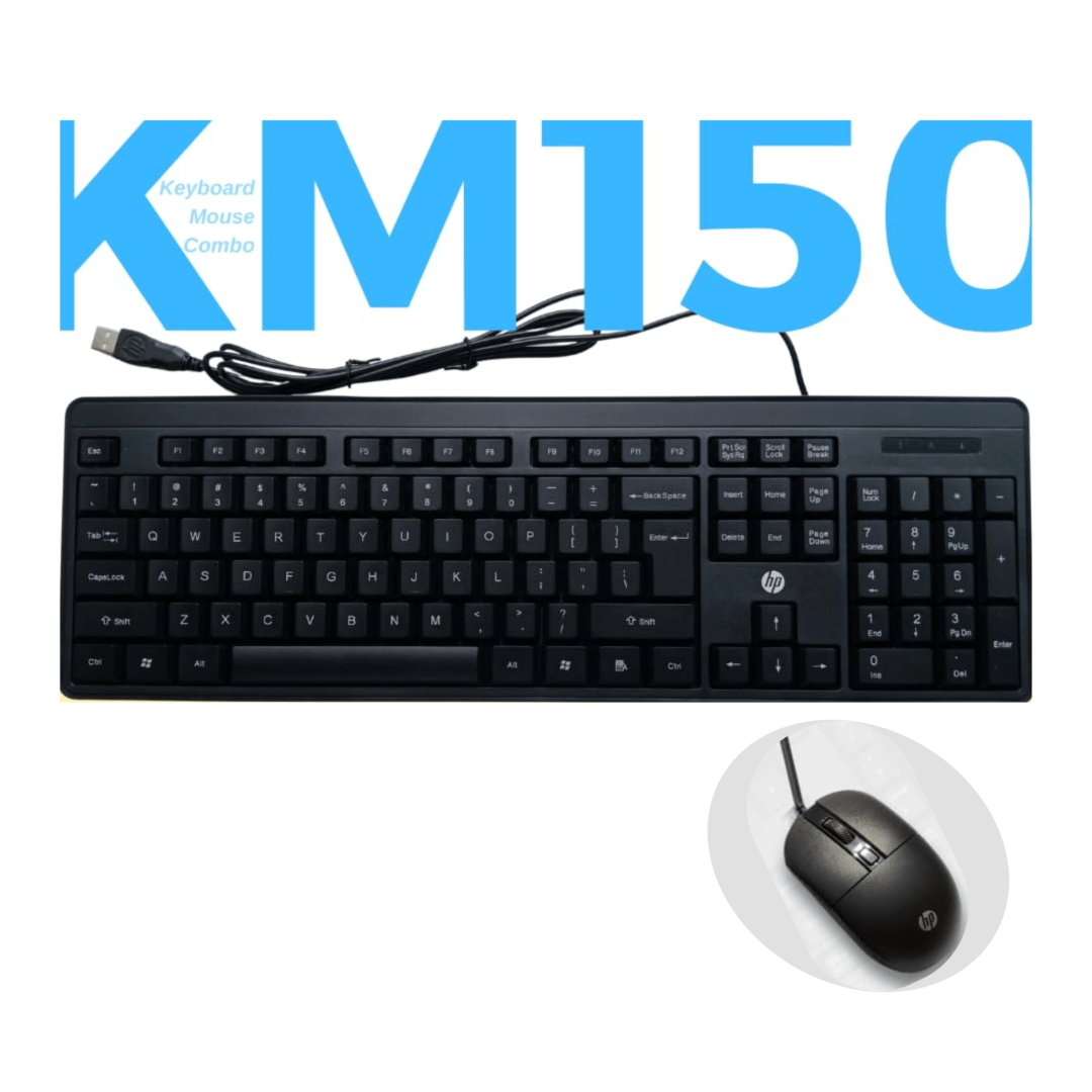 HP KM150 Wired Keyboard and Mouse Set - Image 3
