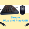 HP KM150 Wired Keyboard and Mouse Set - Image 2