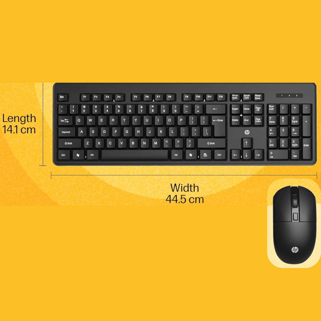 HP-Wireless KM-200  Keyboard and Mouse Set - Image 3