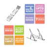 FT Aluminum Laptop Stand, Ergonmic Foldable for All Type Laptops - Image 2