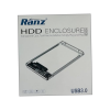 Ranz HDD/SSD USB 3.0 Enclosure Transparent External Hard Drive Enclosure (for SATA-III)