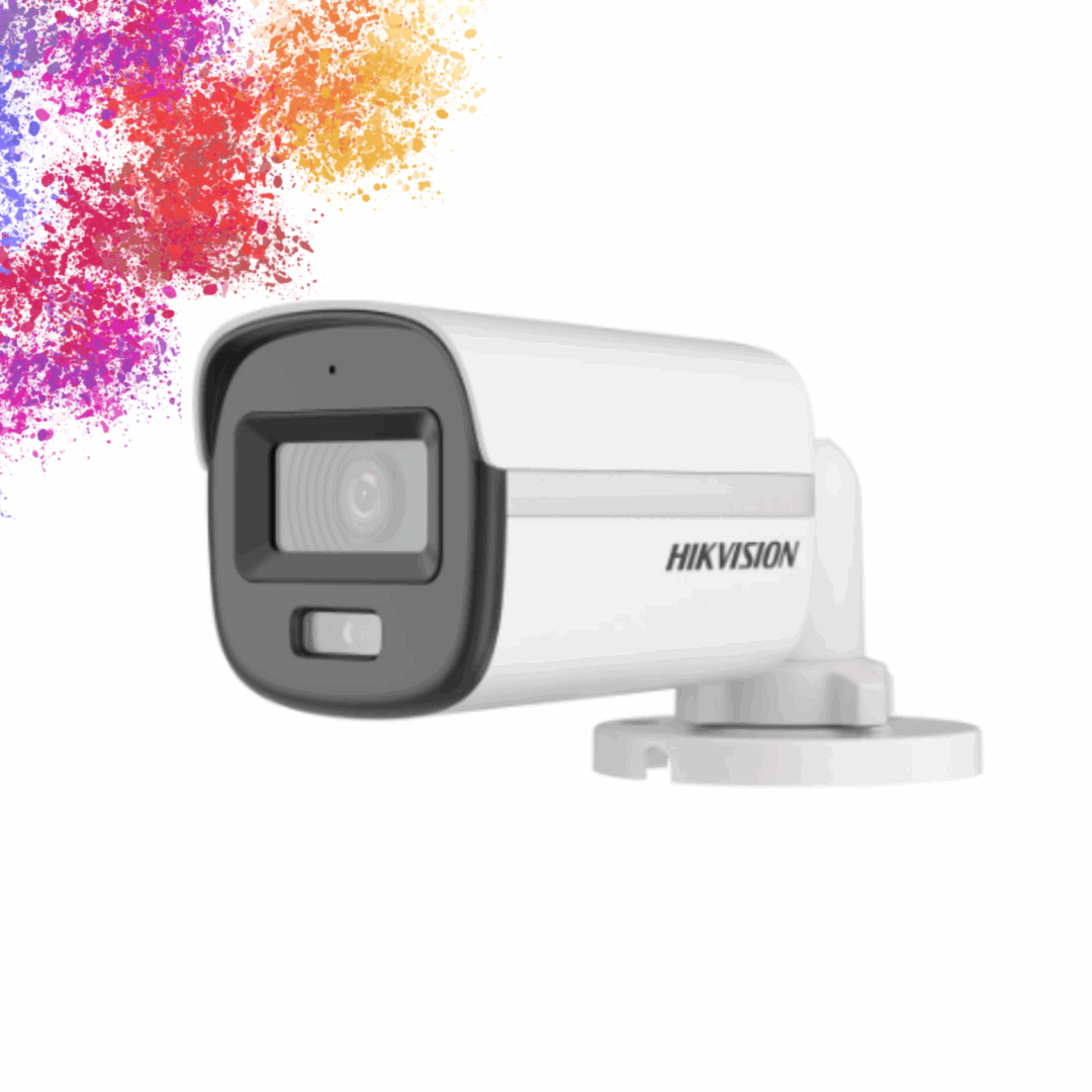 Hikvision 2MP HD Bullet Camera (Color+Mic) DS-2CE10DF0T-PFS