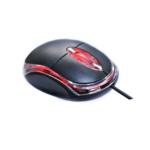 RANZ Wired Optical Mouse (USB, Color Black)