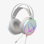 Zebronics Zeb-Blitz USB Gaming Wired Over Ear Headphones with Dolby Atmos (White)