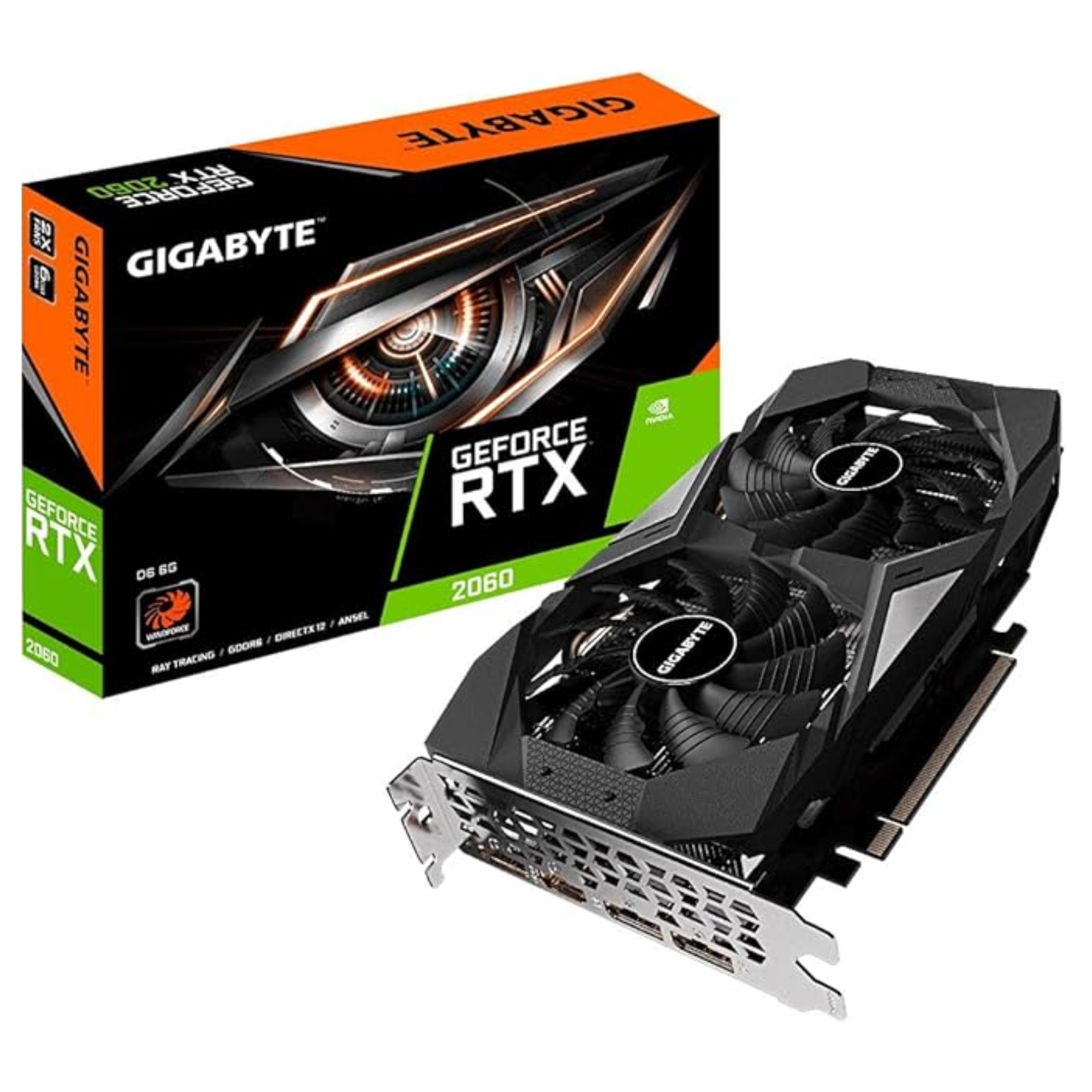 Gigabyte GeForce RTX 2060 6GB GDDR6 PCIe x16 Graphics Card
