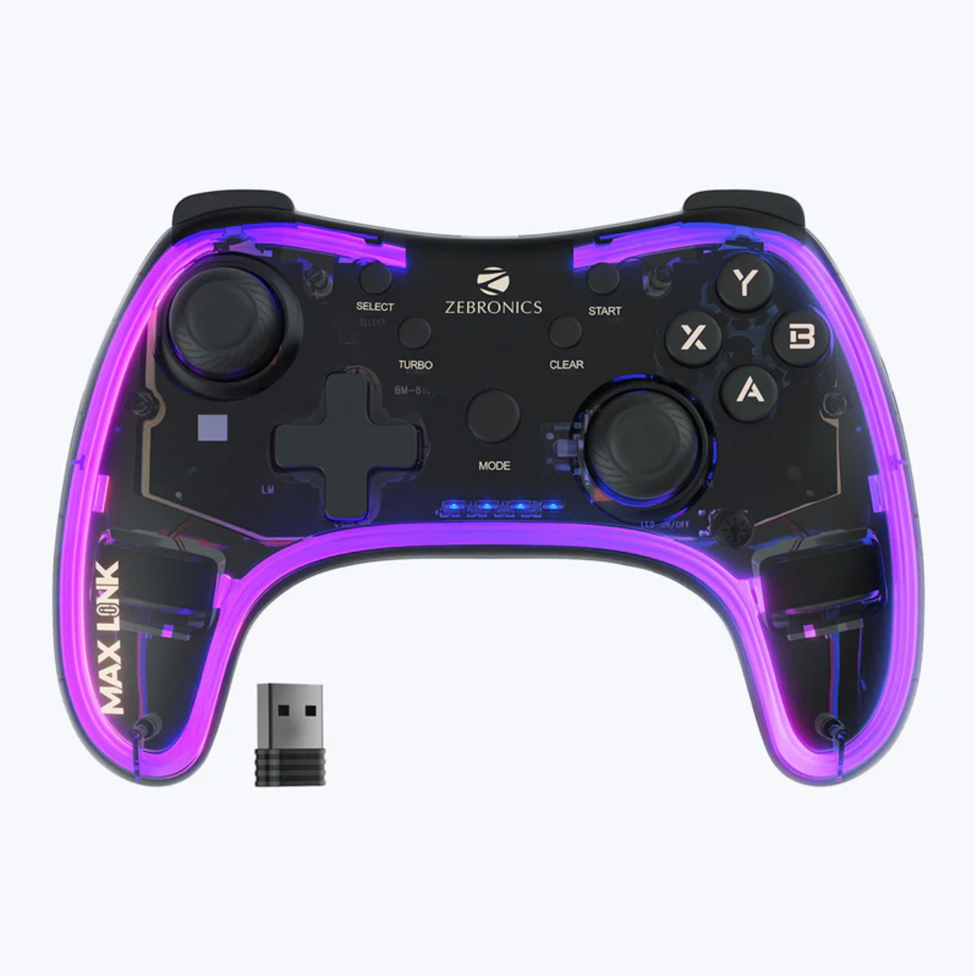 Zeb Max Link Wireless RGB Gamepad Zeb Max Link Wireless RGB Gamepad - Image 1