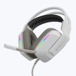 Zebronics Havoc — Premium Wired Gaming Over-Ear Headphone with Dolby Atmos (White)
