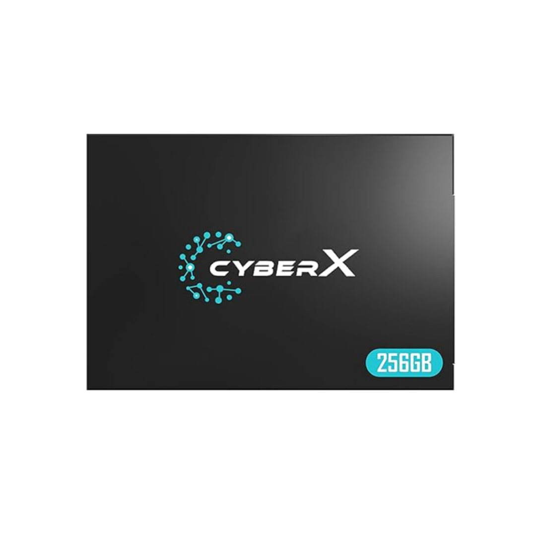 CYBERX 256GB 2.5″ SATA III Internal SSD (Up to 550MB/s Read & Write)