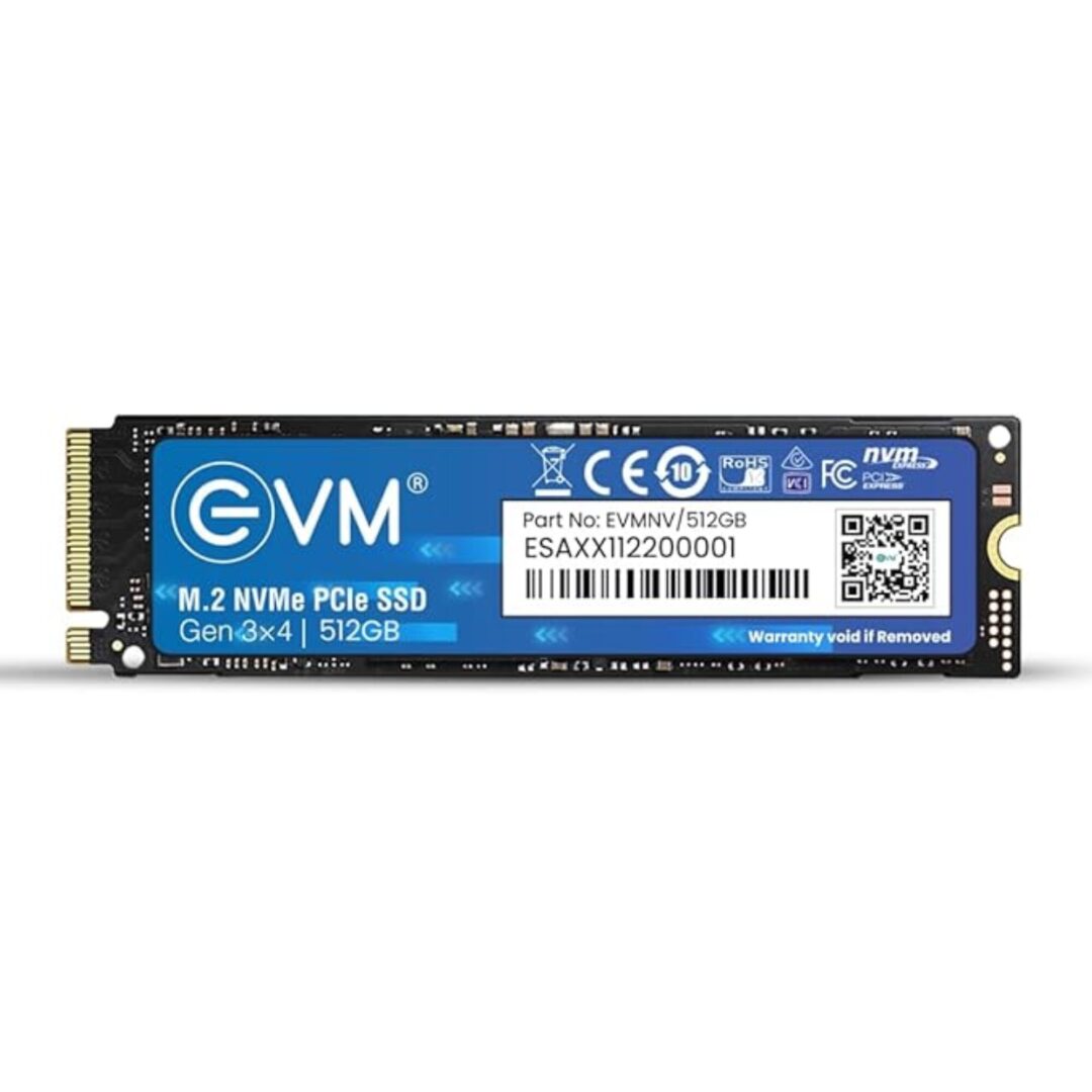 EVM 512GB PCIe M.2 NVMe Gen3 SSD