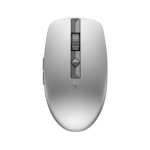 HP 710 Rechargeable Silent Bluetooth Mouse – 6 Buttons, 90-Day Battery, Track-on-Glass Sensor