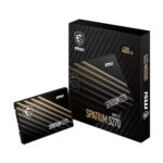 MSI SPATIUM S270 480GB SATA 2.5″ SSD (Up to 500 MB/s Read, 450 MB/s Write)