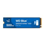 WD Blue SN5000 500GB Gen4 NVMe M.2 2280 SSD (Up to 5000 MB/s Read, 4000 MB/s Write)