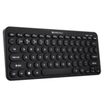 ZEBRONICS K4000MW Wireless Keyboard – 78 Keys, Dual Bluetooth + 2.4 GHz, Minimalist Design