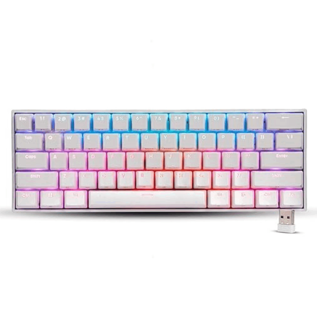 ZEBRONICS Zeb-MAX NINJA 61 Wireless Mechanical Keyboard – 3-Mode, 61 Keys, RGB, Rechargeable