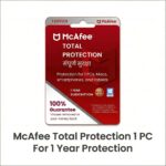 McAfee Total Protection 1 PC For 1 Year Protection
