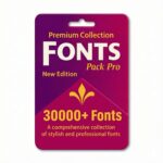 Premium Font Pack Pro 30,000+ Fonts in One Pack