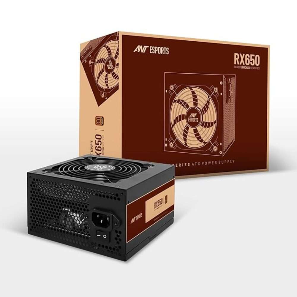 Ant Esports RX650 650W 80 Plus Bronze Gaming Power Supply