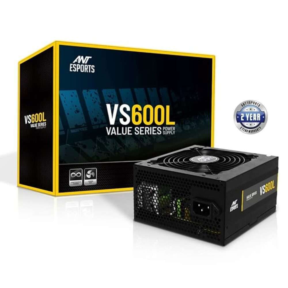 Ant Esports VS600L 600W Non-Modular Power Supply