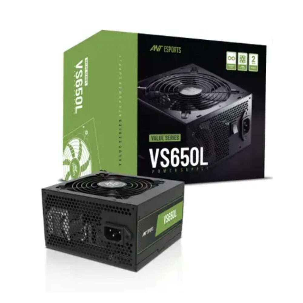 Ant Esports VS650L 650W Non-Modular Power Supply