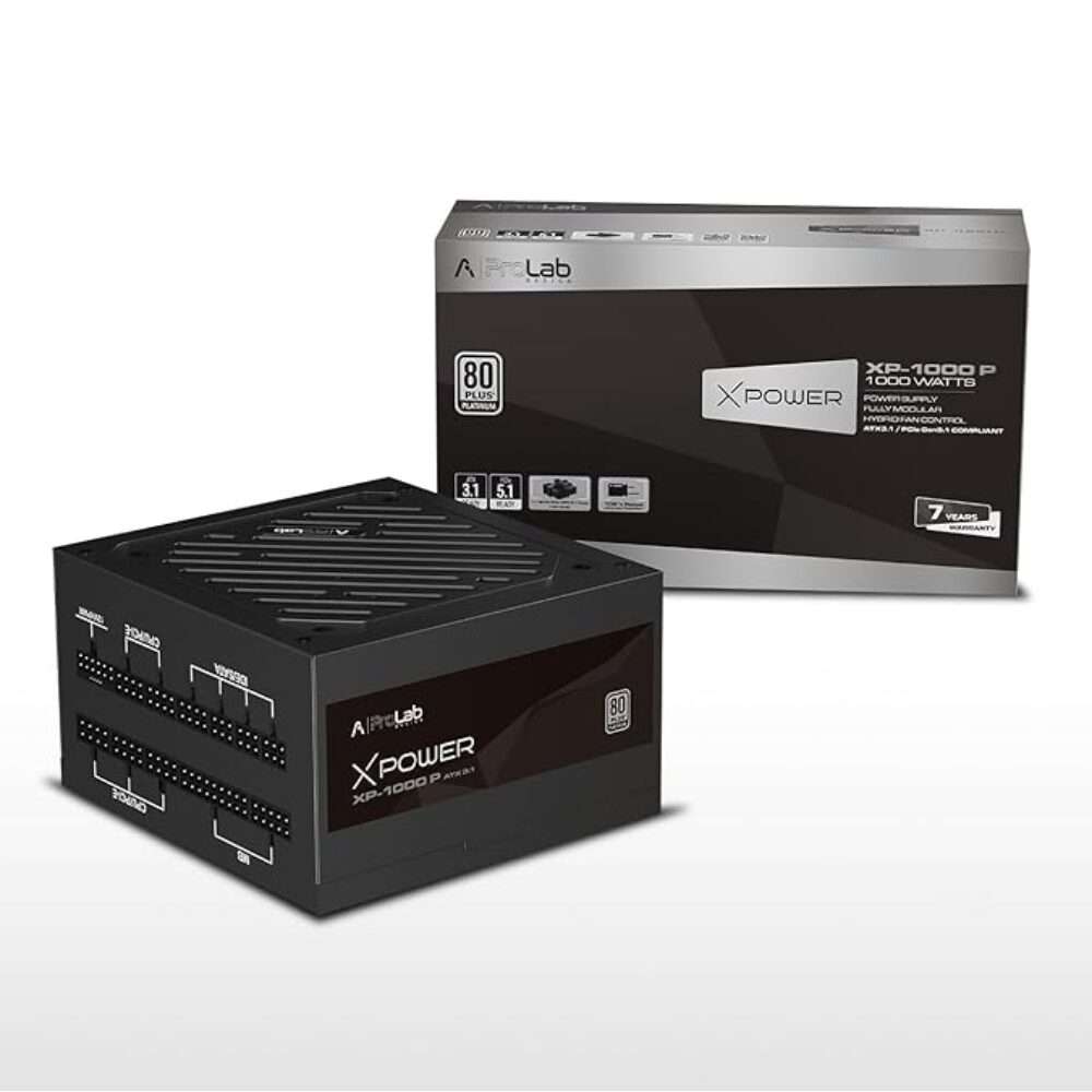 ProLab Design XPower XP-1000P 1000W 80+ Platinum Fully Modular Power Supply