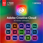 Adobe Creative Cloud Original License – 1 Device, 1 Year Subscription