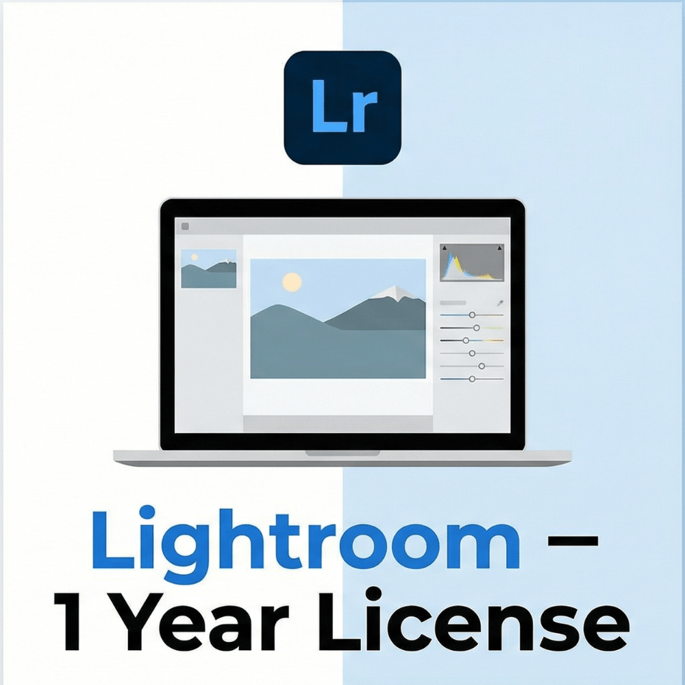 Adobe Lightroom Original License – 1 Device, 1 Year Subscription