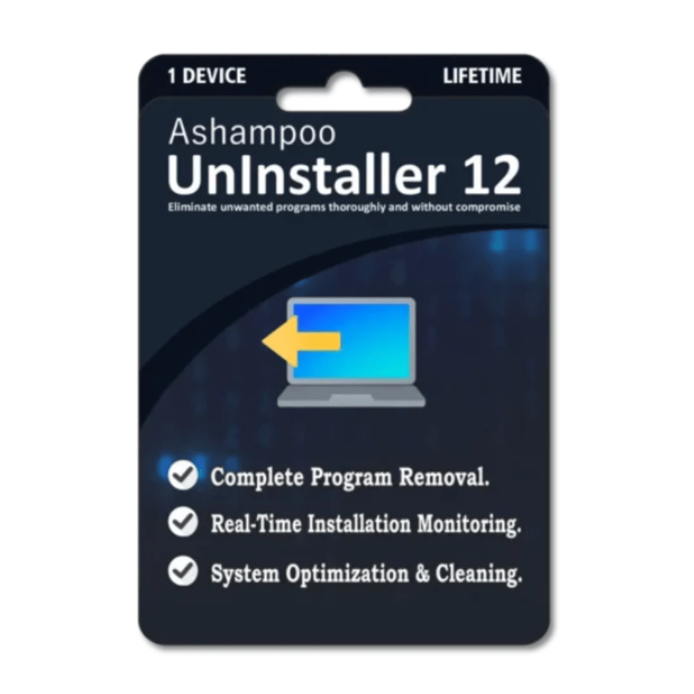 Ashampoo UnInstaller 12 – 1 Device Lifetime Original License Key