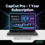 CapCut Pro – 1 User, 1 Year Original Subscription