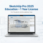 SketchUp Pro 2025 Education Original License for Windows & Mac – 1 Year