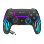 Ant Esports GP400 Wireless Gamepad – RGB Wireless Gaming Controller, Black (Multiplatform Compatible)