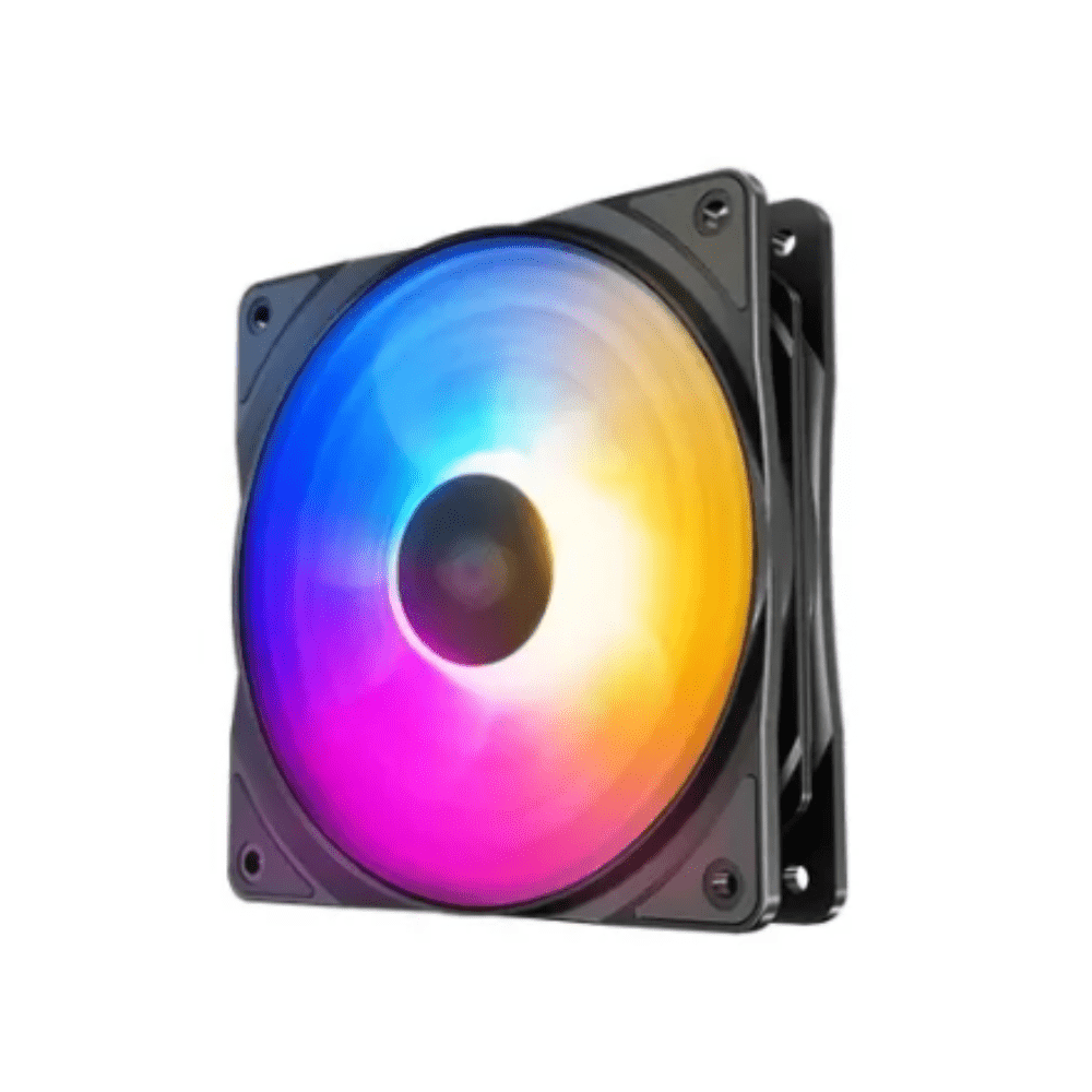 DEEPCOOL RF120 Tri-Color RGB 120mm Cabinet Fan High Airflow Silent Operation